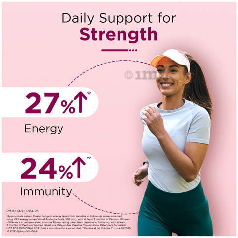 Centrum Women Vegetarian Tablets for Muscles, Heart, & Immunity | World's No.1 Multivitamin & Multimineral - Image 7