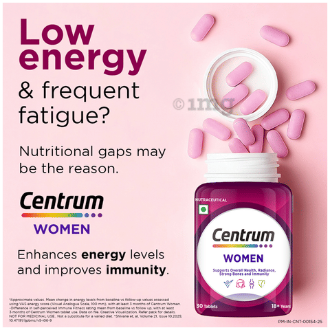 Centrum Women Vegetarian Tablets for Muscles, Heart, & Immunity | World's No.1 Multivitamin & Multimineral - Image 5