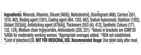 Centrum Women Vegetarian Tablets for Muscles, Heart, & Immunity | World's No.1 Multivitamin & Multimineral - Image 3
