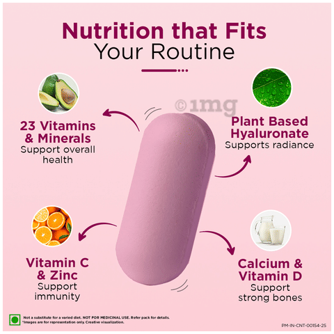 Centrum Women Vegetarian Tablets for Muscles, Heart, & Immunity | World's No.1 Multivitamin & Multimineral - Image 6