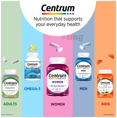 Centrum Women Vegetarian Tablets for Muscles, Heart, & Immunity | World's No.1 Multivitamin & Multimineral - Image 14